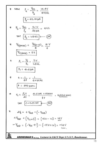 Linear IC's & Application Notes