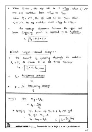 Linear IC's & Application Notes