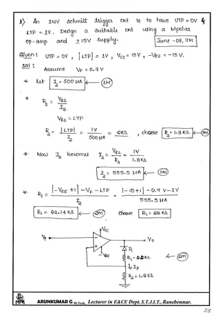 Linear IC's & Application Notes