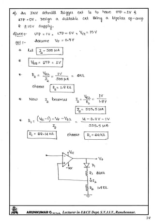 Linear IC's & Application Notes
