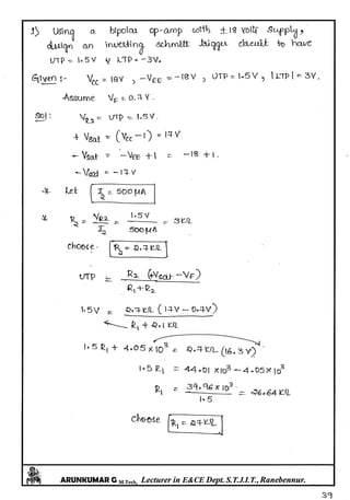 Linear IC's & Application Notes