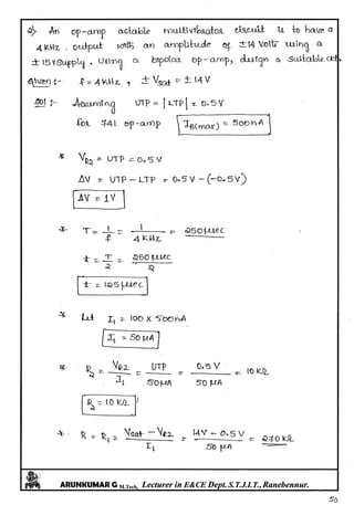 Linear IC's & Application Notes