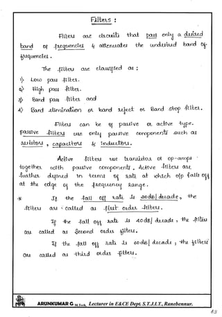 Linear IC's & Application Notes