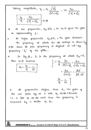 Linear IC's & Application Notes