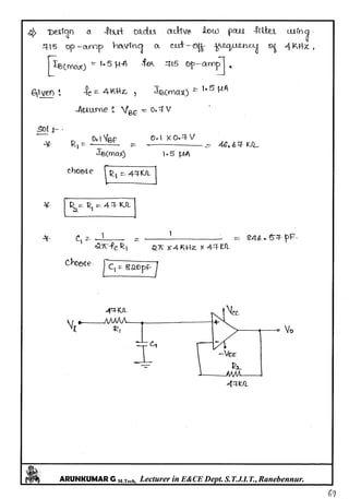 Linear IC's & Application Notes