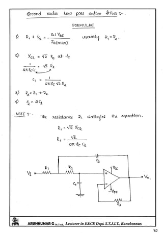 Linear IC's & Application Notes