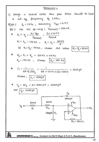 Linear IC's & Application Notes