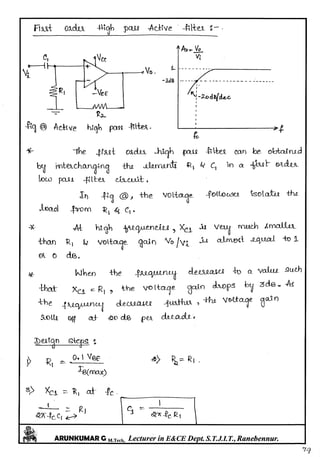 Linear IC's & Application Notes