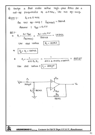 Linear IC's & Application Notes