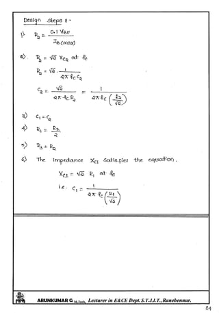 Linear IC's & Application Notes