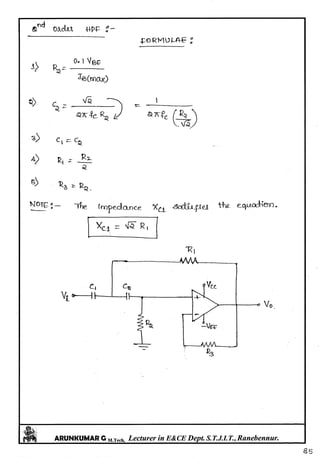 Linear IC's & Application Notes