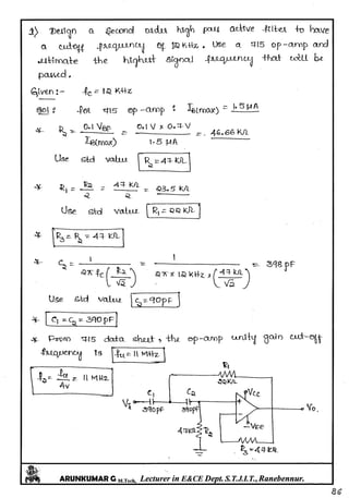Linear IC's & Application Notes