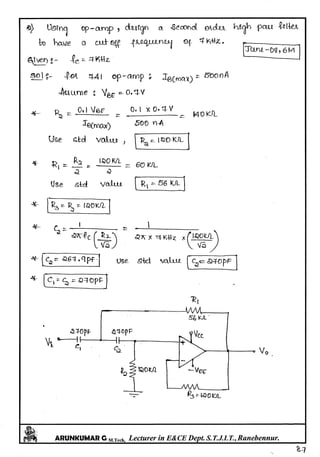 Linear IC's & Application Notes