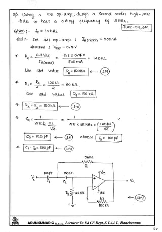 Linear IC's & Application Notes