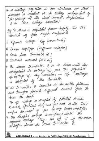Linear IC's & Application Notes