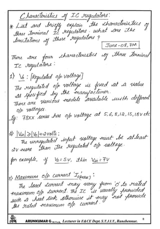 Linear IC's & Application Notes