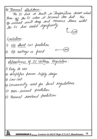 Linear IC's & Application Notes