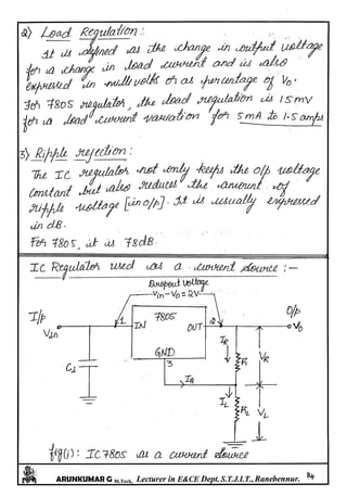 Linear IC's & Application Notes