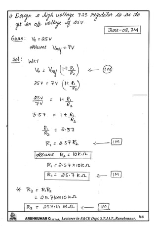 Linear IC's & Application Notes