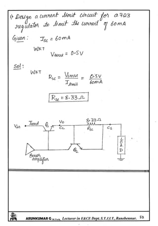Linear IC's & Application Notes