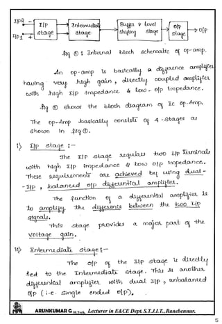 Linear IC's & Application Notes