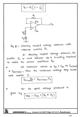 Linear IC's & Application Notes