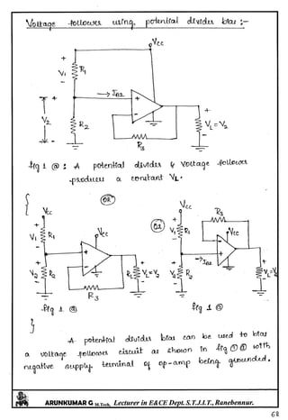 Linear IC's & Application Notes