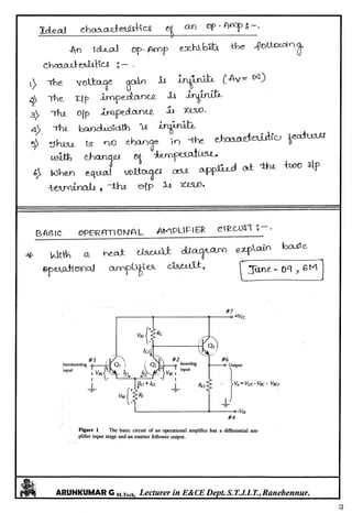 Linear IC's & Application Notes