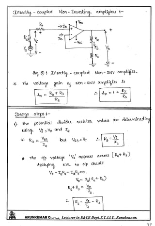 Linear IC's & Application Notes