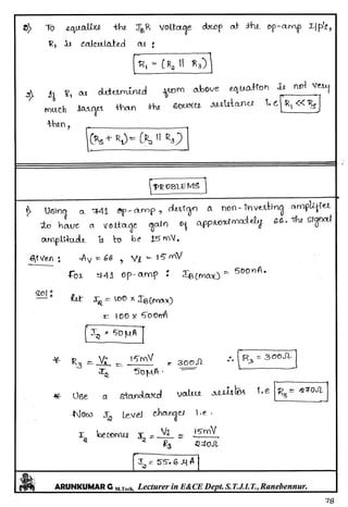 Linear IC's & Application Notes
