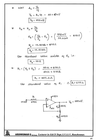 Linear IC's & Application Notes