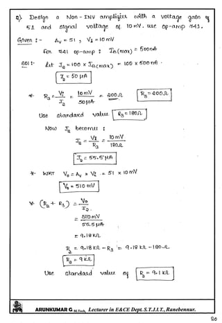 Linear IC's & Application Notes