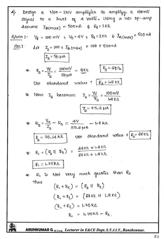 Linear IC's & Application Notes