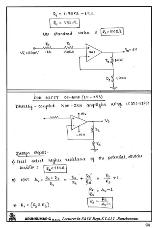 Linear IC's & Application Notes