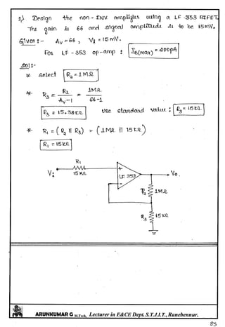 Linear IC's & Application Notes