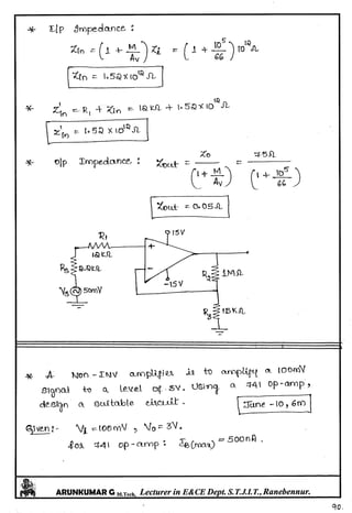 Linear IC's & Application Notes