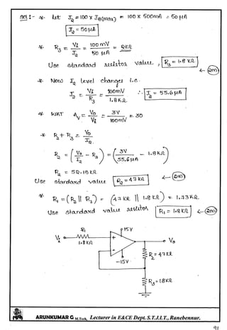 Linear IC's & Application Notes