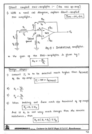 Linear IC's & Application Notes