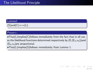 Reading Birnbaum's (1962) paper, by Li Chenlu | PPT