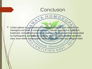 Lichen Planus:Causes , Symptoms and Homeopathic Treatment | PPT