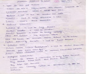 Lichens   sturcture, classification and reproduction