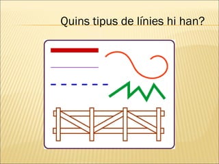 Quins tipus de línies hi han? 