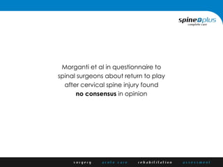 Guidelines for return to sport after cervical trauma | PDF