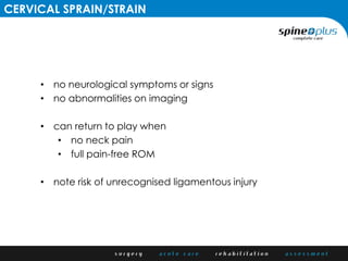 Guidelines for return to sport after cervical trauma | PDF