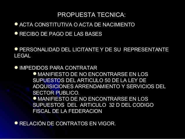 Licitacion publica nacional