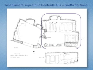 Insediamenti rupestri in Contrada Alia e Grotta dei Santi