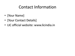 Lic Powerpoint Templates LIC_Plans_Presentation.pptx............. | PPTX