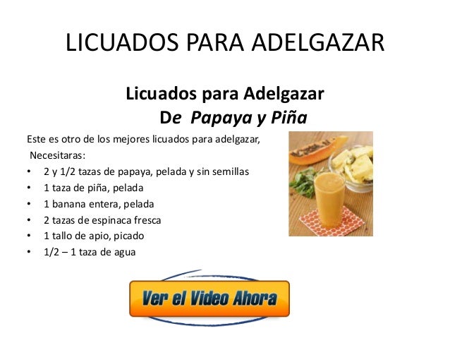 Batidos de piña para adelgazar Batidos de piña para adelgazar