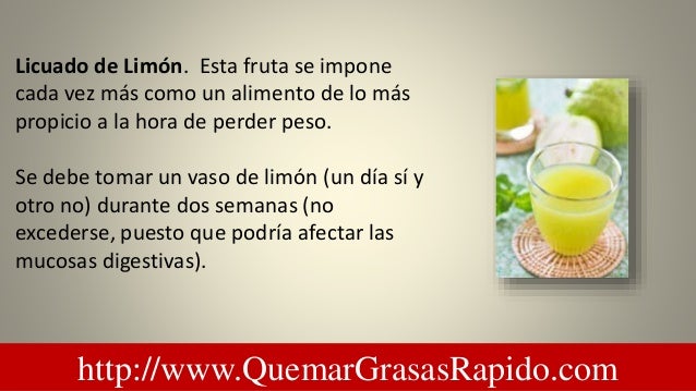 Licuados para bajar de peso rápido Licuados para bajar de peso rápido