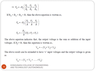 KONGUNADU COLLEGE OF ENGINEERING
AND TECHNOLOGY (AUTONOMOUS)
10
 